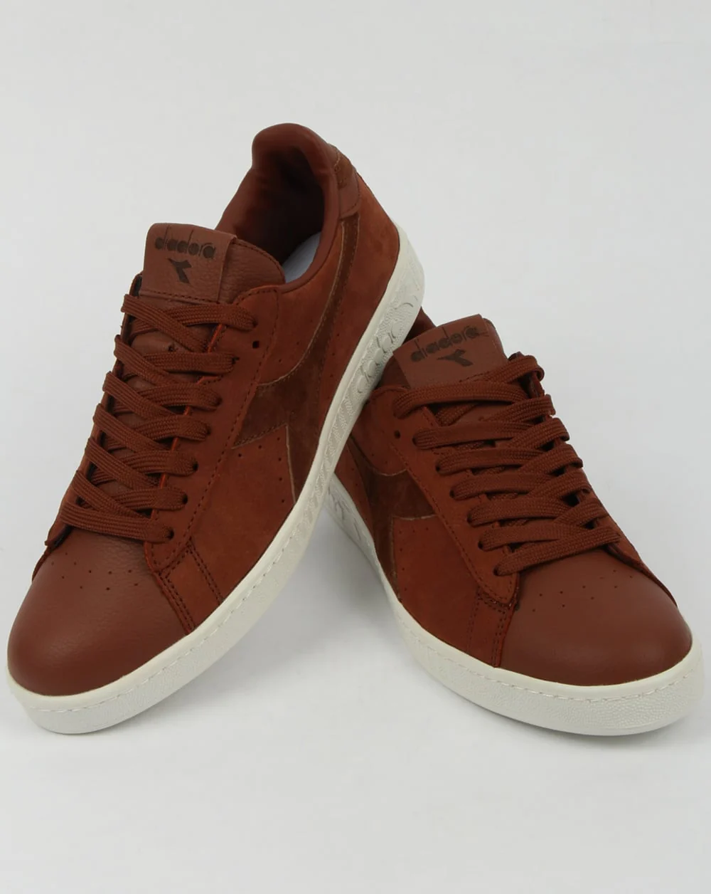 Diadora Game Low Premium Trainers Brown Sequoia - Image 4