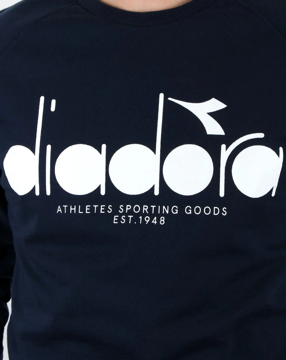 Diadora Logo Sweatshirt Blue Denim - Image 2