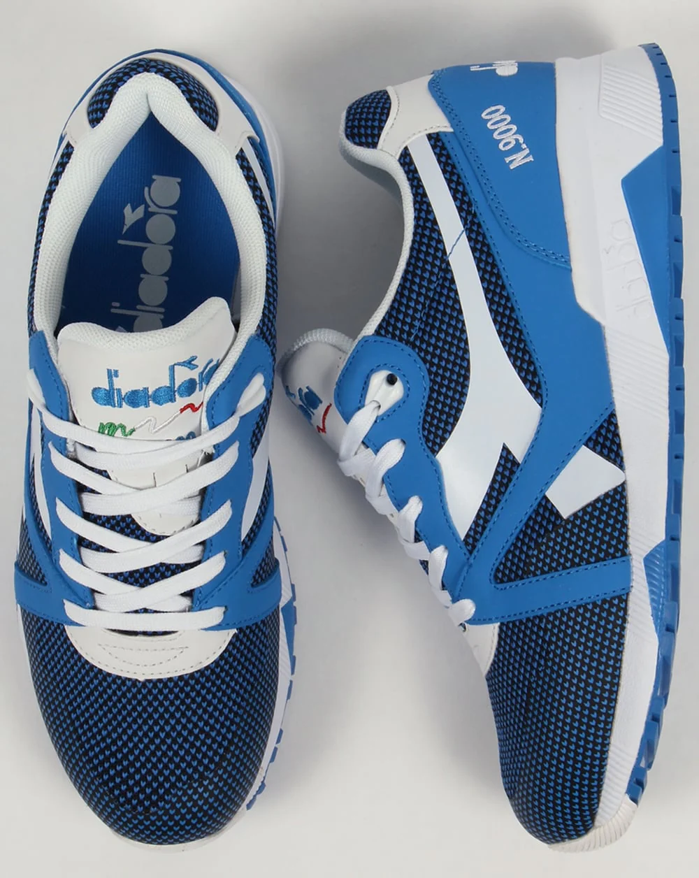 Diadora N9000 Arrowhead Trainers Campanula Blue - Image 2