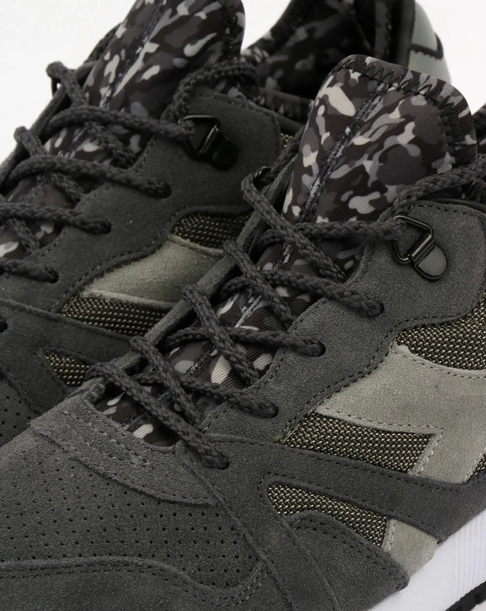 Diadora N9000 Camo Socks Trainers Grey - Image 3