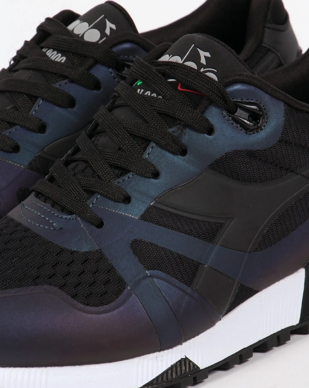 Diadora N9000 MM Hologram Trainers Black - Image 4