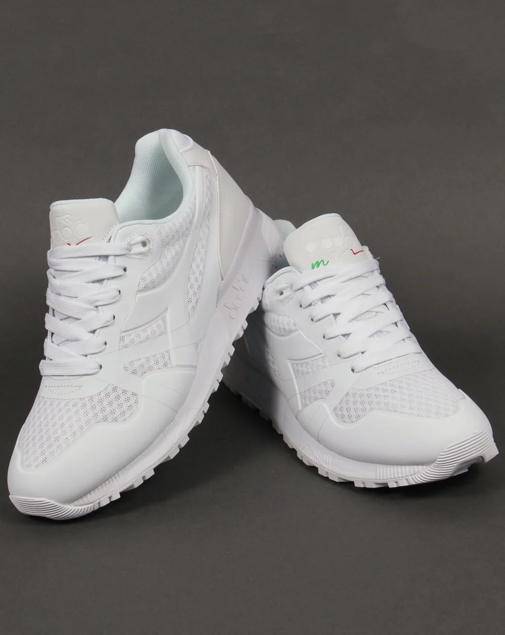 Diadora N9000 MM II Trainers White/White - Image 3