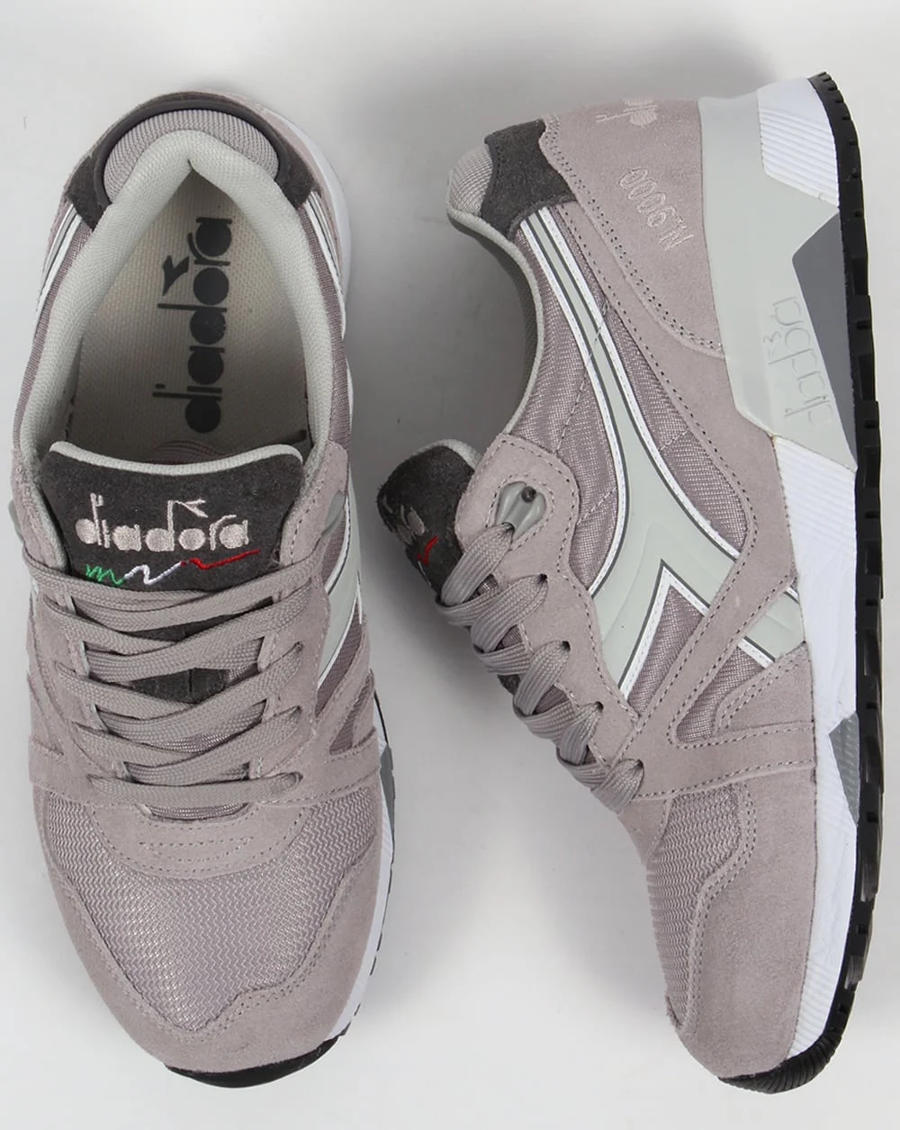 Diadora N9000 NYL II Trainers Grey - Image 2