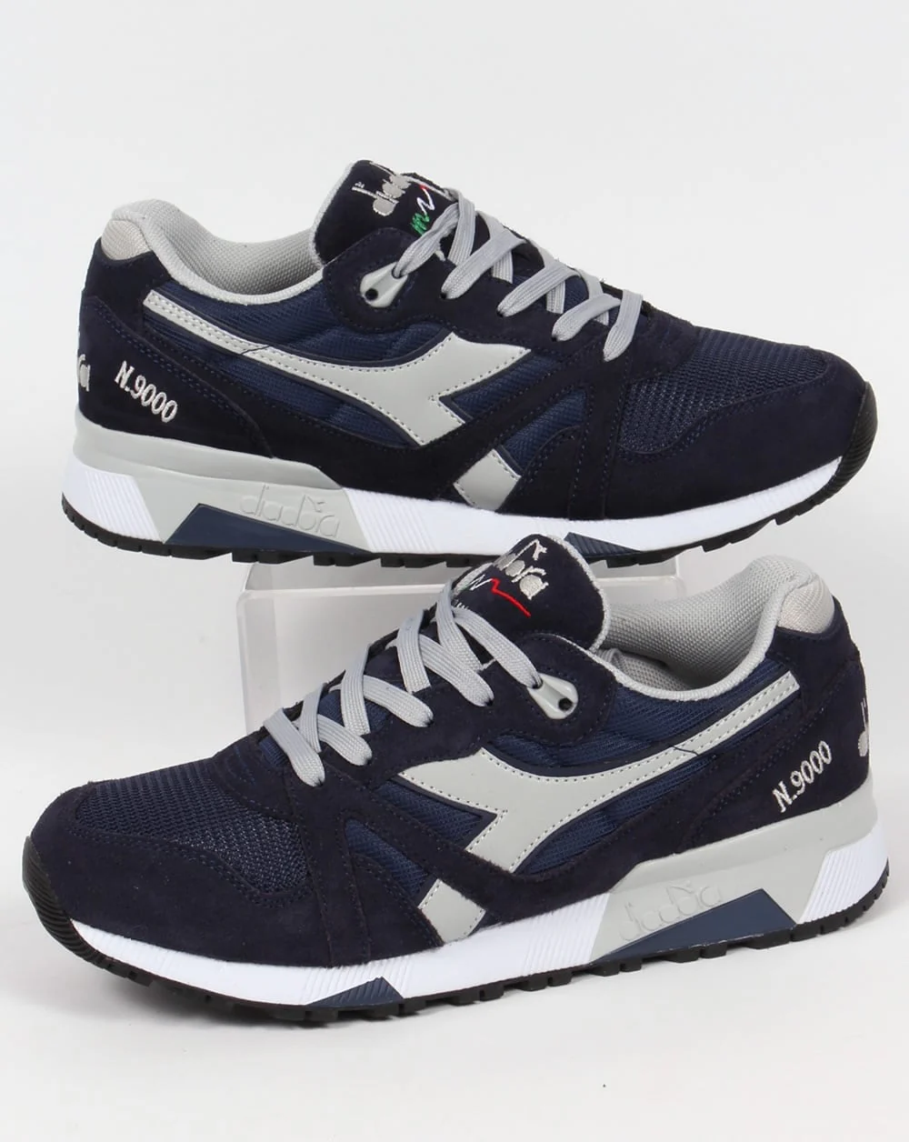 Diadora N9000 NYL Trainers Navy/High Rise