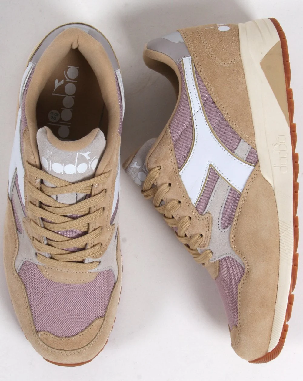 Diadora N902 Trainer Sand/Pink - Image 4