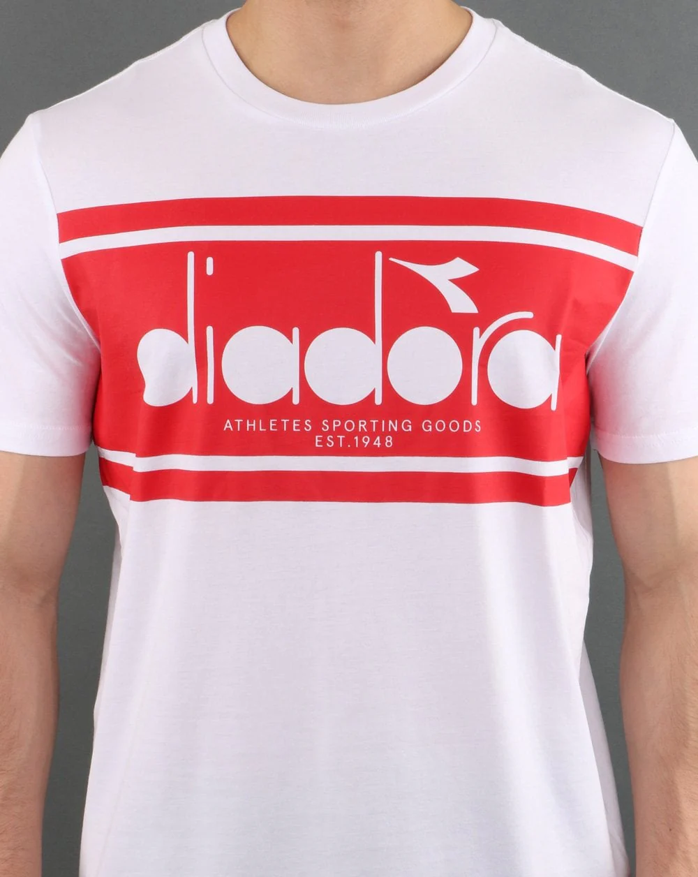 Diadora Spectra T-shirt White/Red - Image 3