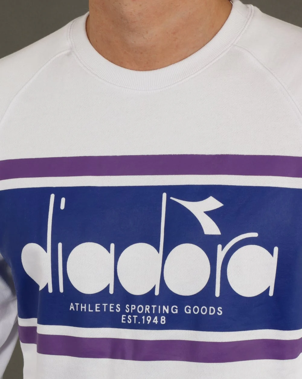 Diadora Spring Sweatshirt lively White/lilacs - Image 2