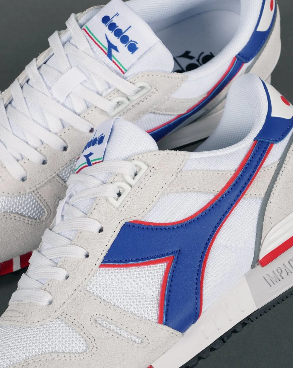 Diadora Titan Seb Trainer White blue red - Image 2