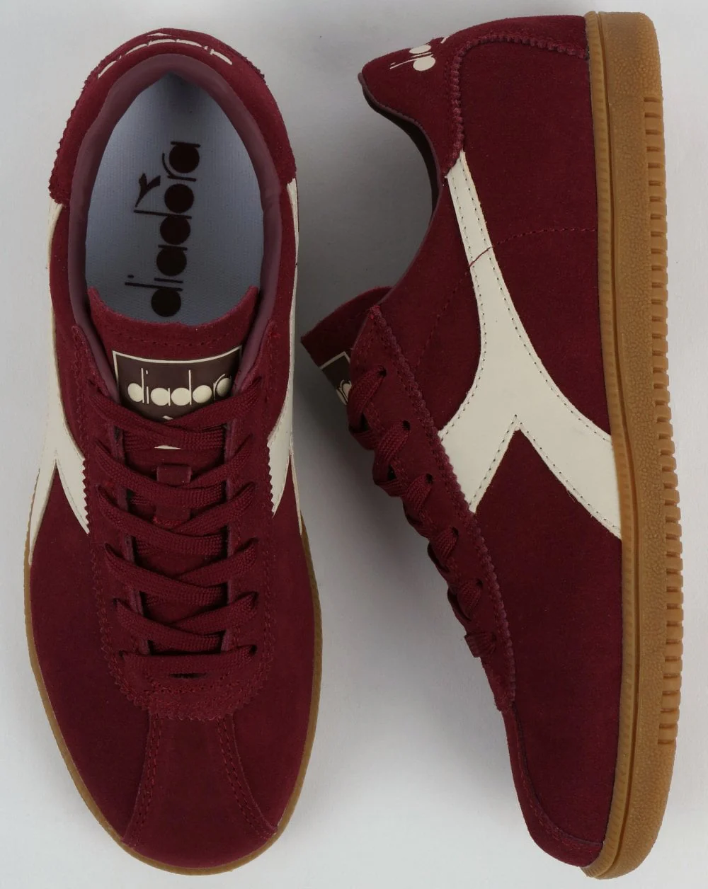 Diadora Tokyo Trainers Burgundy - Image 2
