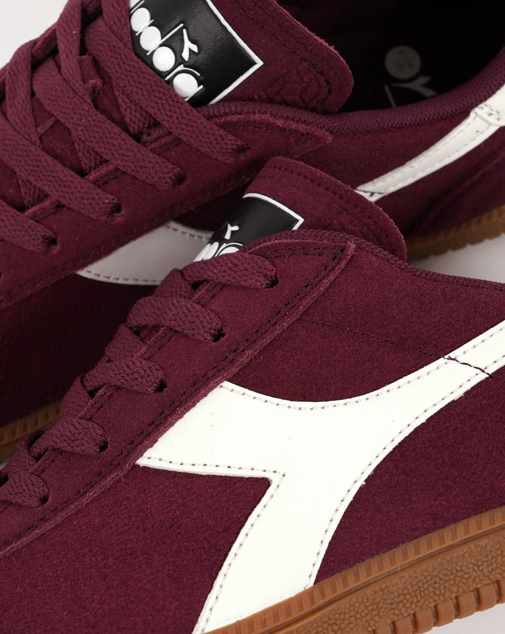 Diadora Tokyo Trainers Claret - Image 3