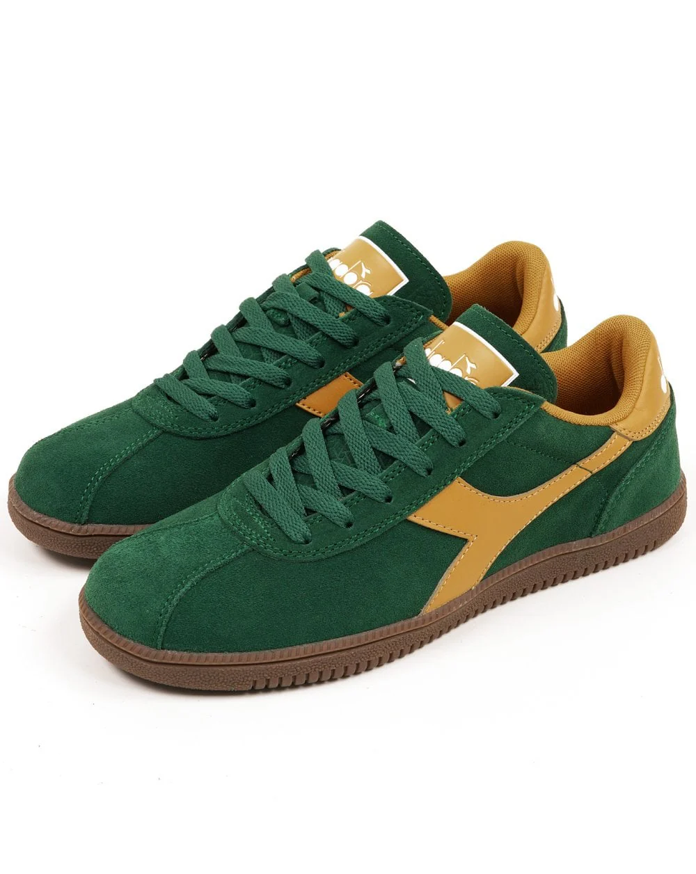 Diadora Tokyo Trainers Golden Spice/Green - Image 2