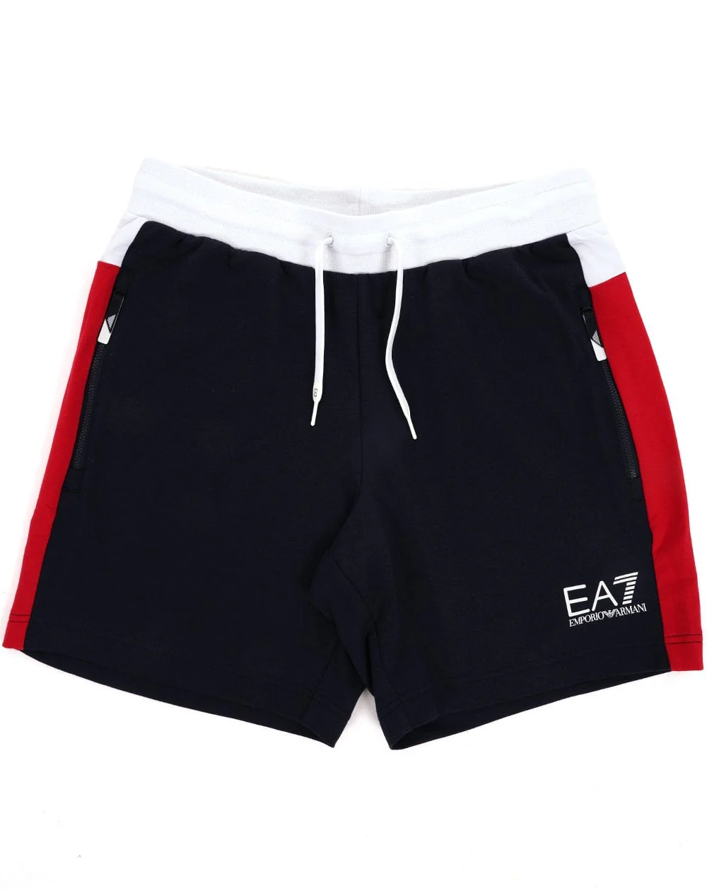 EA7 ASV Summer Block Shorts Navy Blue