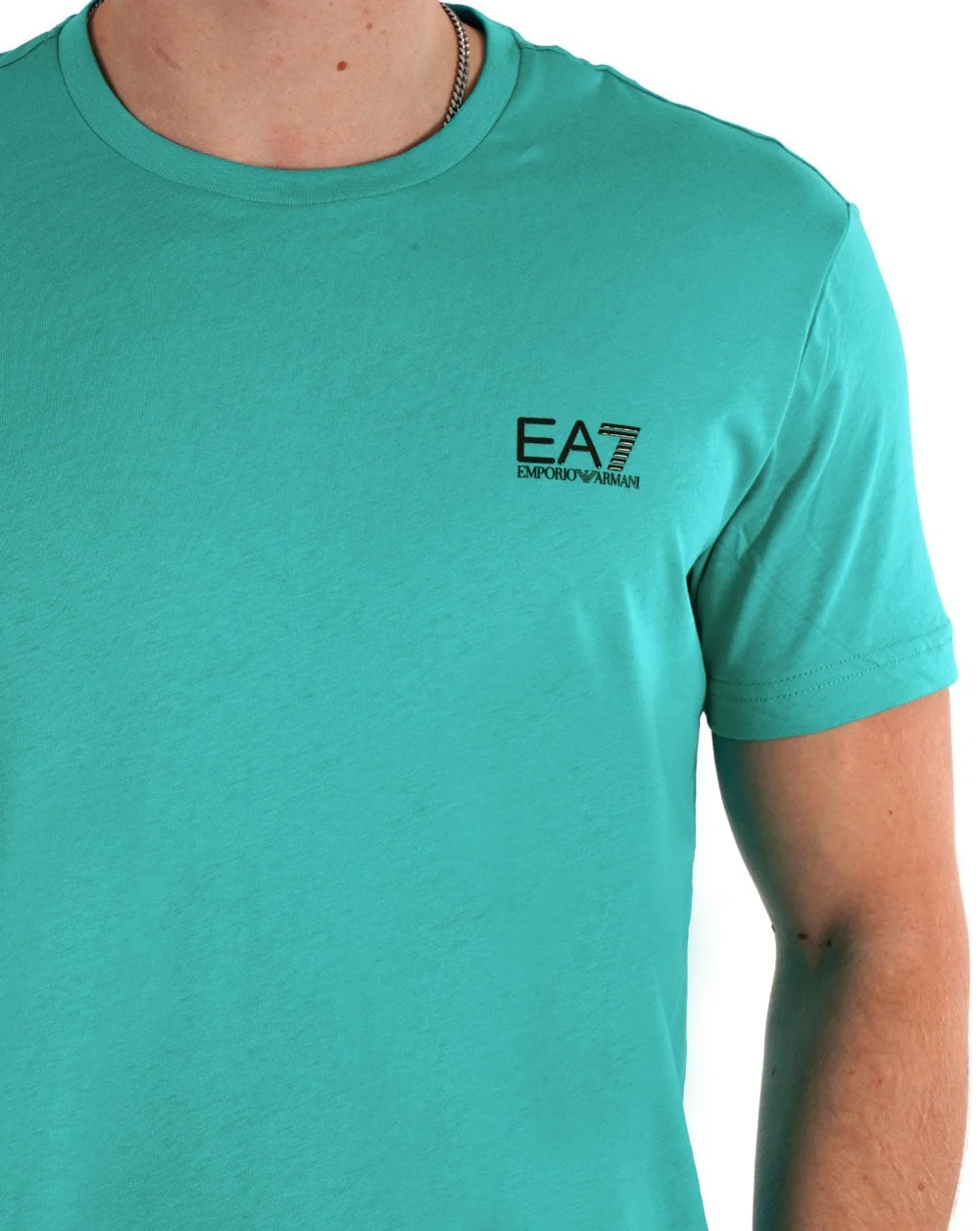 EA7 Classic T Shirt Spectra Green - Image 2