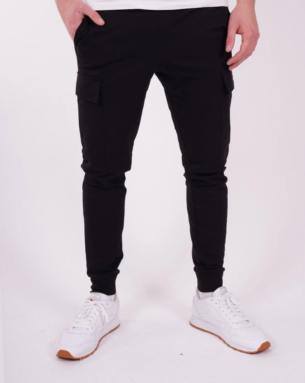 EA7 Emporio Armani Cotton Cargo Pant Black - Image 4