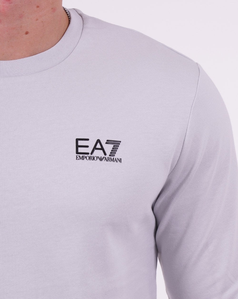EA7 Emporio Armani Sweatshirt Oyster Mushroom - Image 2