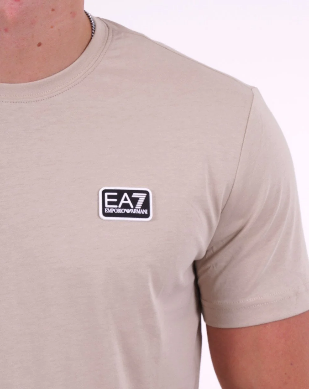 EA7 Emporio Armani Toggle T-shirt Beige - Image 2