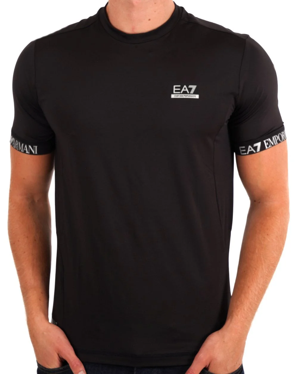 EA7 Ventus 7 Box Logo T-shirt Black