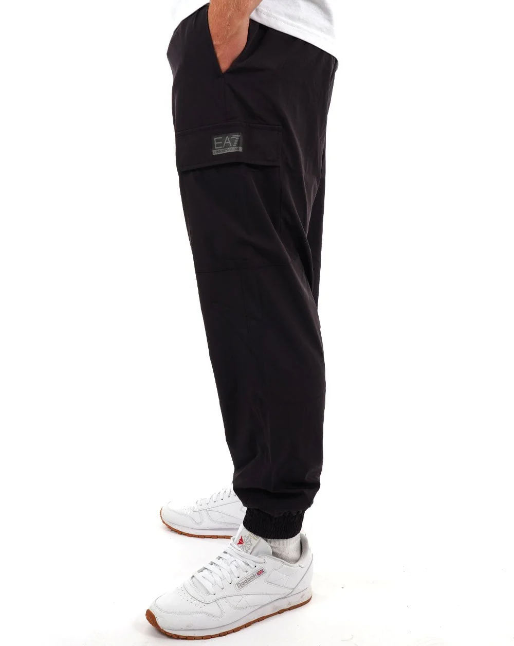 EA7/VENTUS7 Cargo Track Pant Black Bean - Image 2