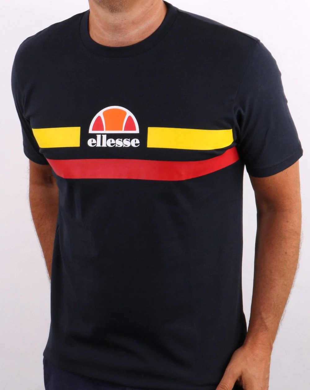 Ellesse Aprela T Shirt Navy - Image 3