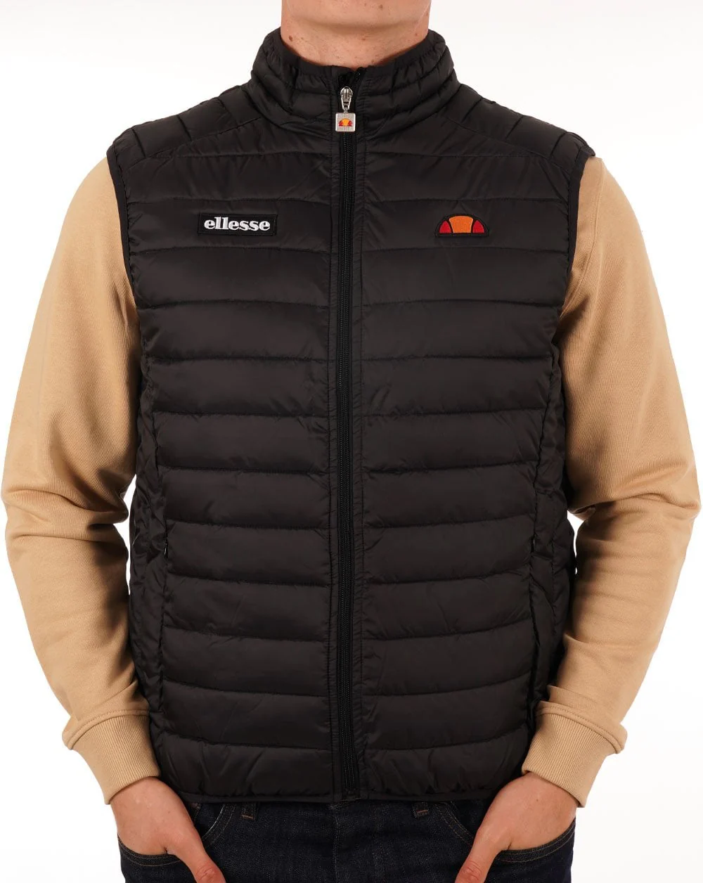 Ellesse Bardy Padded Gilet Black - Image 3