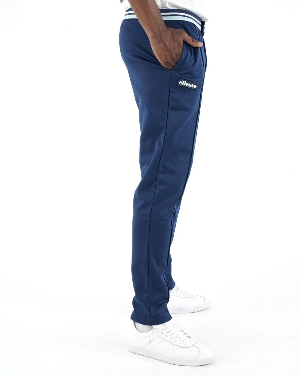 Ellesse Becker Track Pants Dark Blue - Image 3