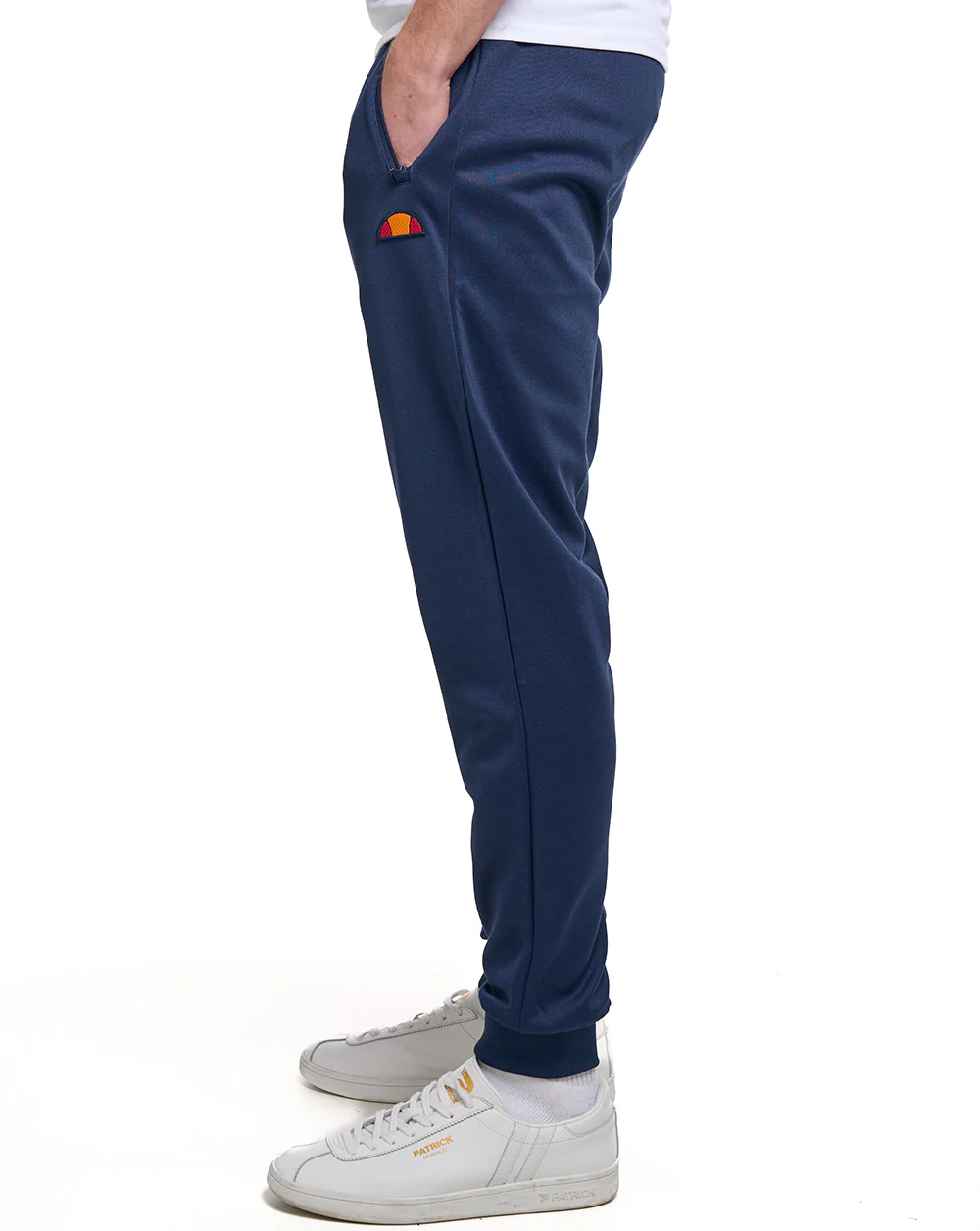 Ellesse Bertoni Cuffed Track Pants Navy - Image 2