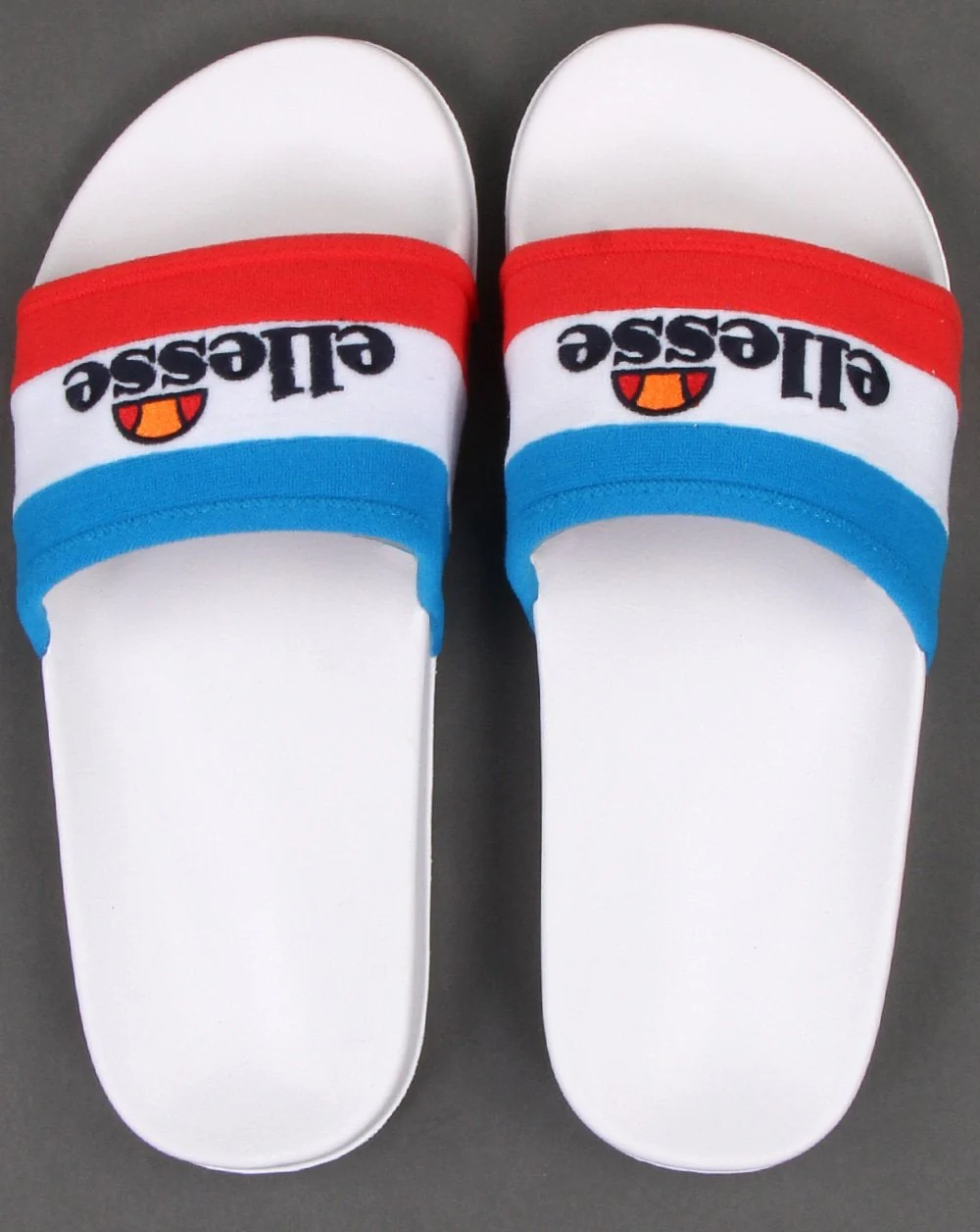 Ellesse Borgaro Slider Red/White/Blue - Image 2