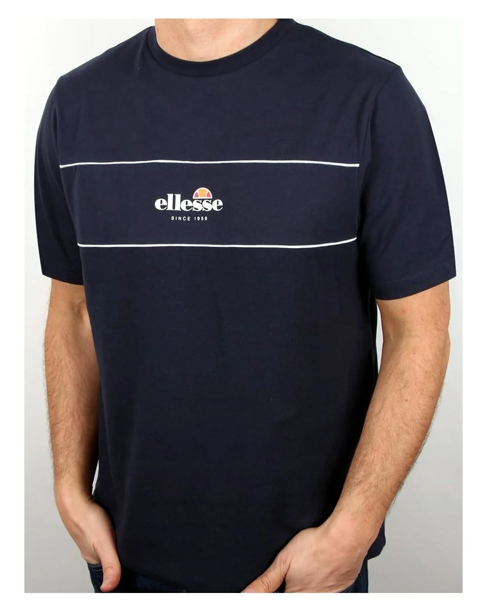 Ellesse Cannavaro T Shirt Navy