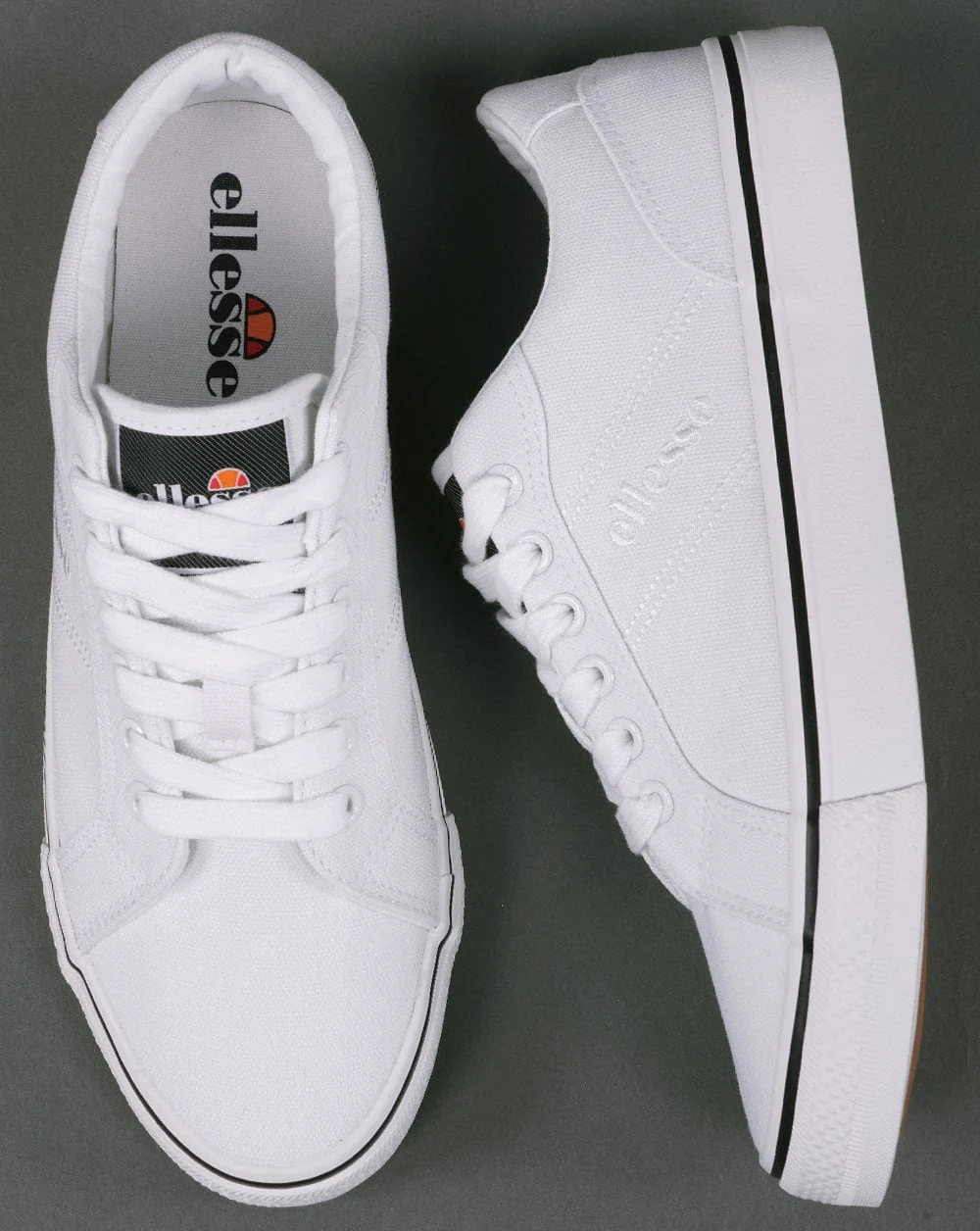 Ellesse Canvas Vulc Pumps White - Image 4