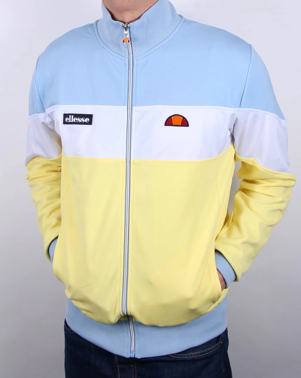 Ellesse Caprini Track Top Lemon/white/sky - Image 2