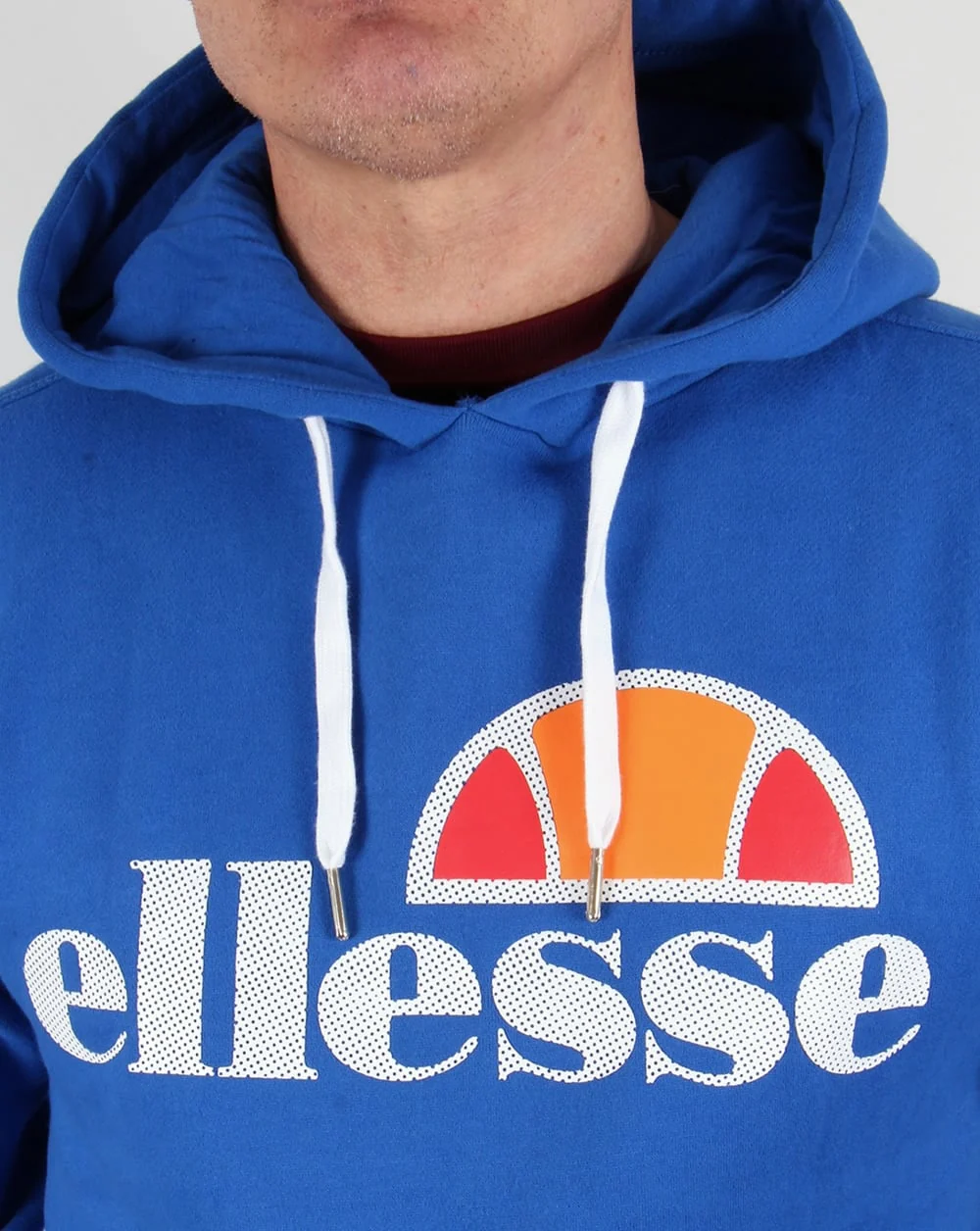 Ellesse Castello Overhead Logo Hoody Turkish Sea - Image 2