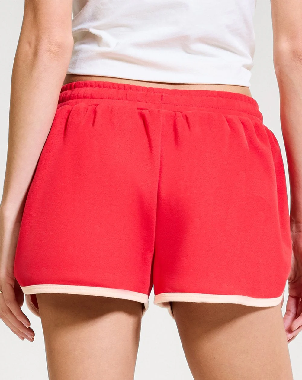 Ellesse Ceriale Shorts Red/Off White - Image 3