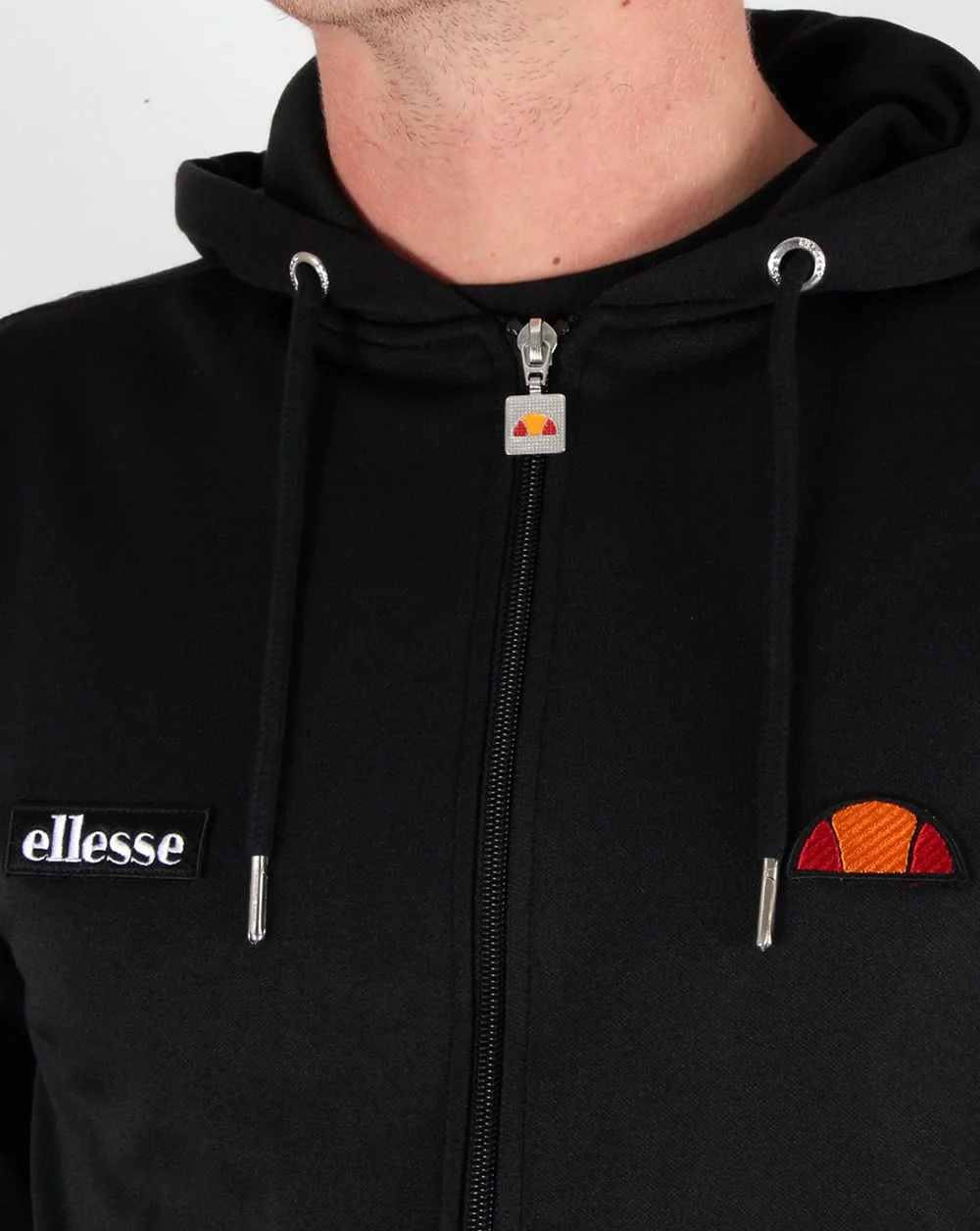 Ellesse Cervo Track Top Hood Black - Image 2