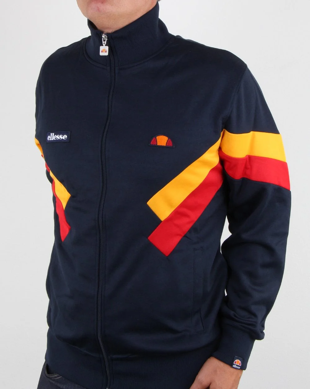 Ellesse Chierroni Track Top Navy/citrus/red - Image 2