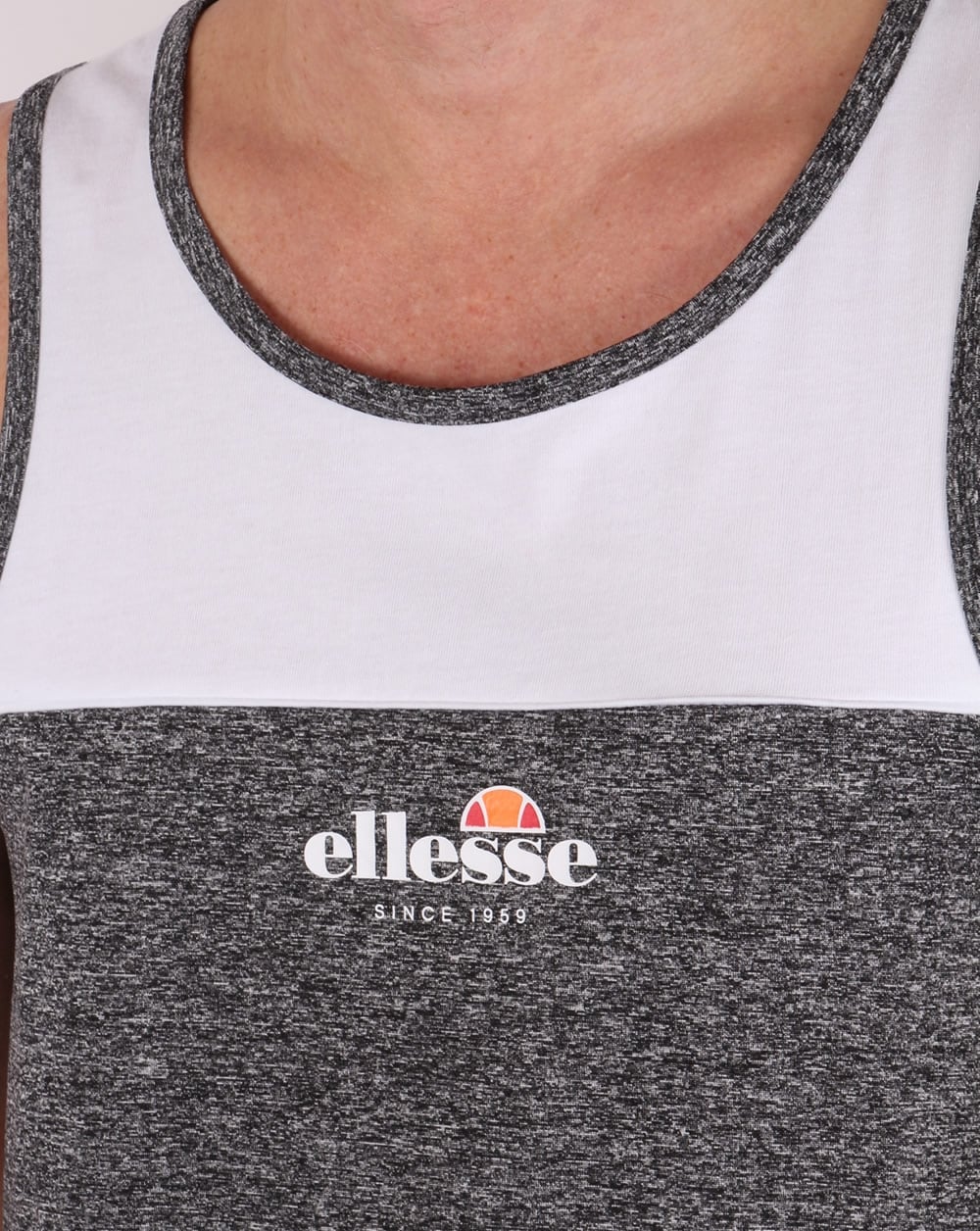 Ellesse Christiano Vest White/Charcoal - Image 2