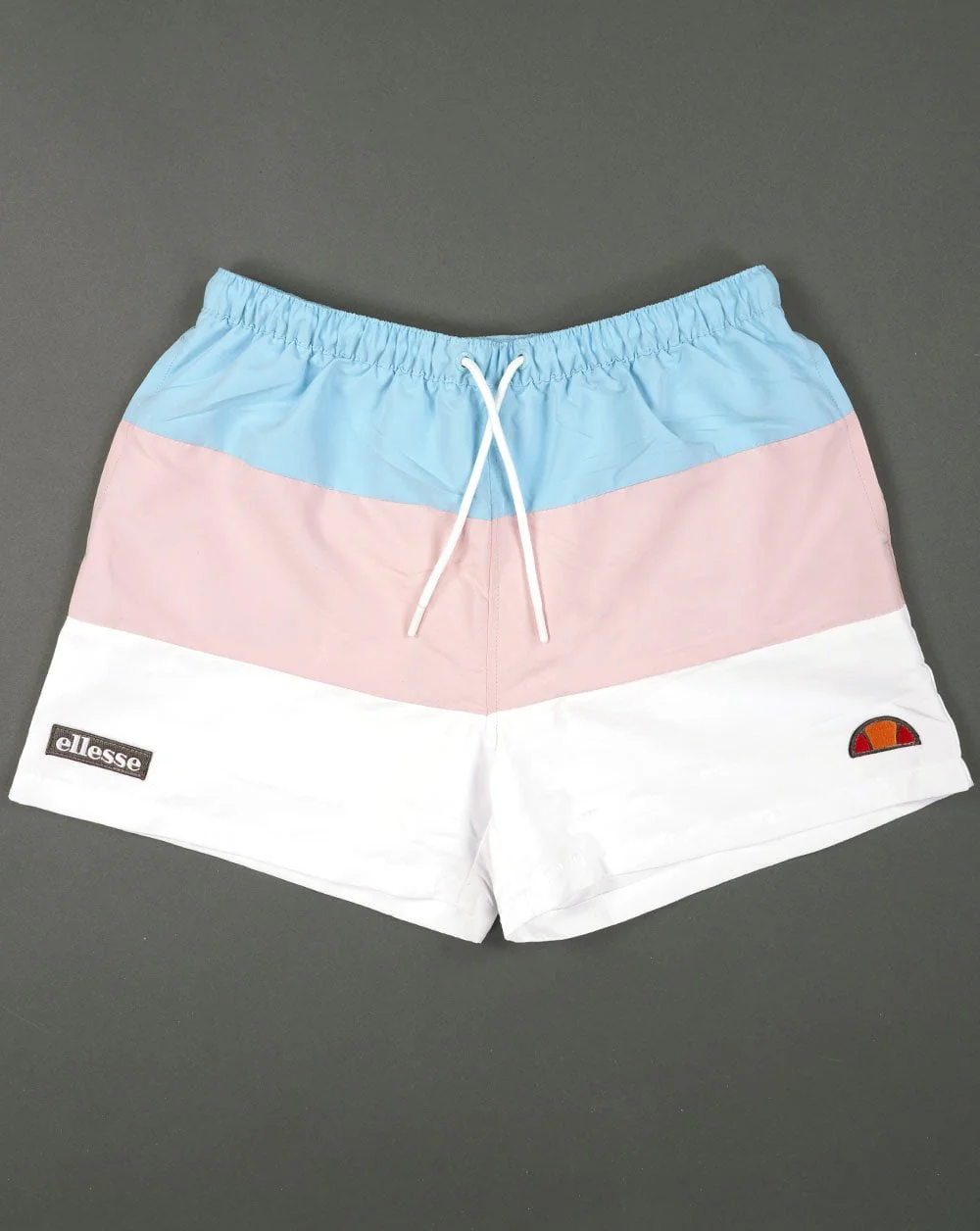 Ellesse Cielo Swim Shorts Sky/Pink/White