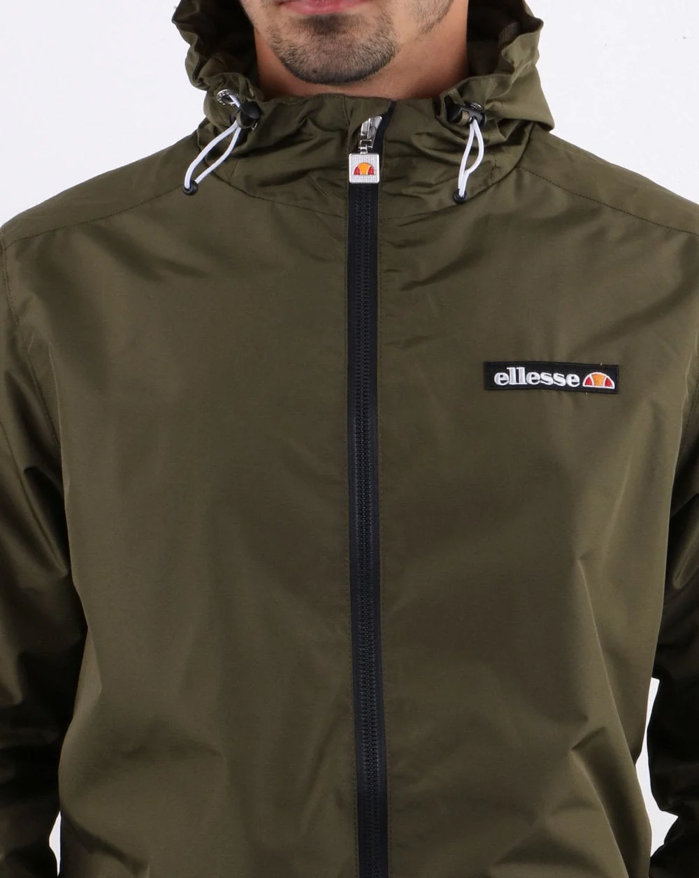 Ellesse Coated Terrace Jacket Khaki - Image 2