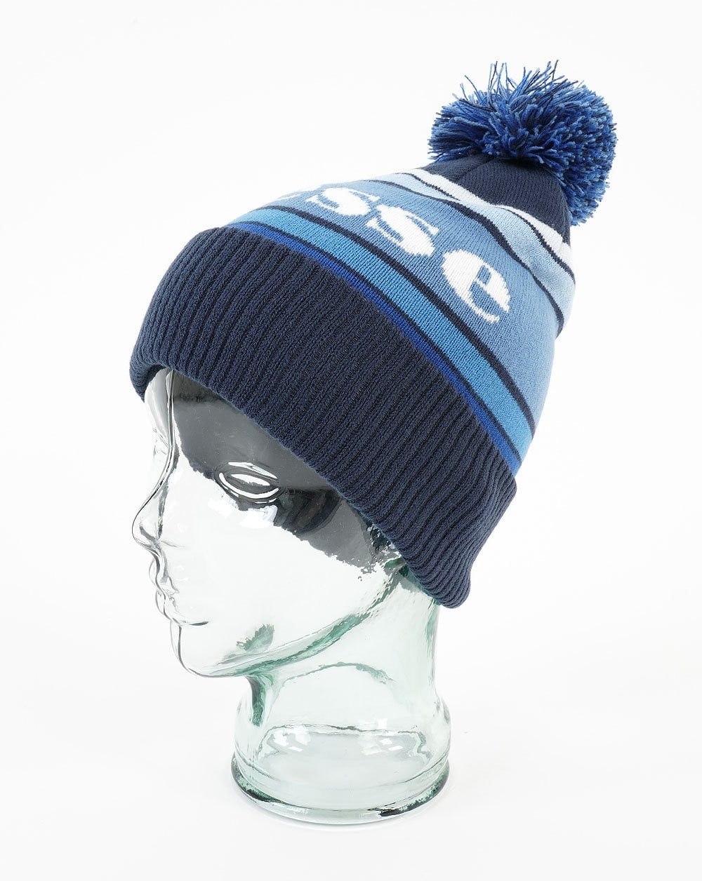 Ellesse Dasari Pom Pom Beanie Navy/Blue - Image 3