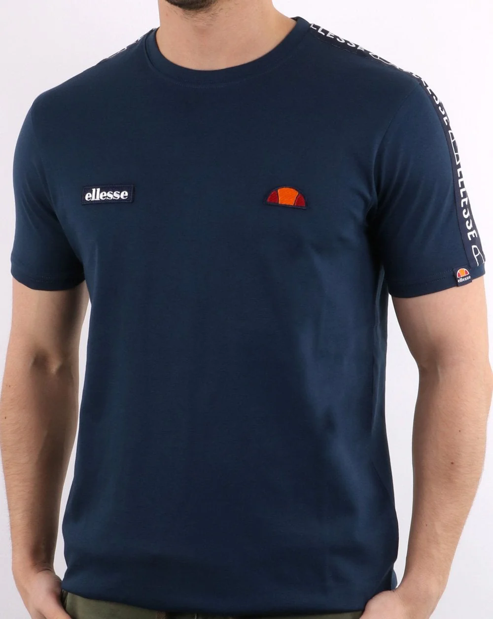 Ellesse Fede Taped T Shirt Navy - Image 2