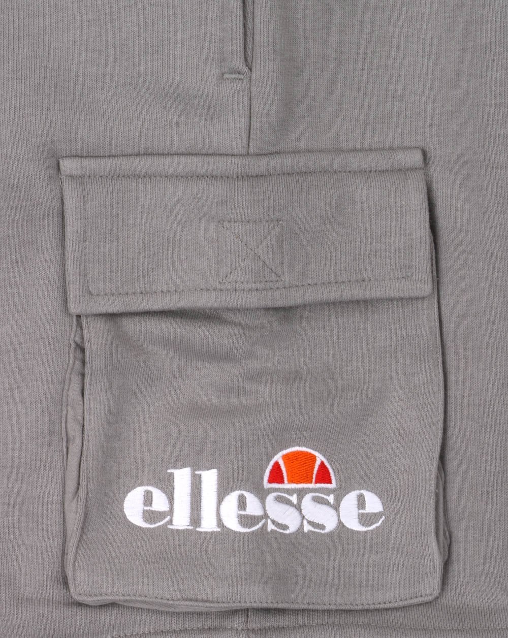 Ellesse Fleece Cargo Shorts Grey - Image 3