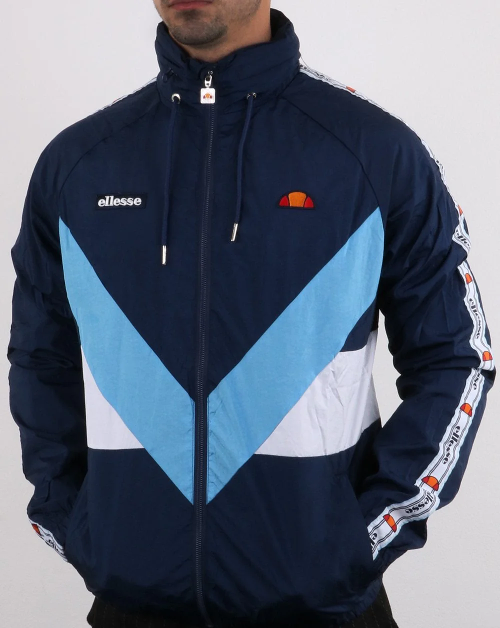 Ellesse Gerano Track Jacket Navy/sky Blue - Image 3