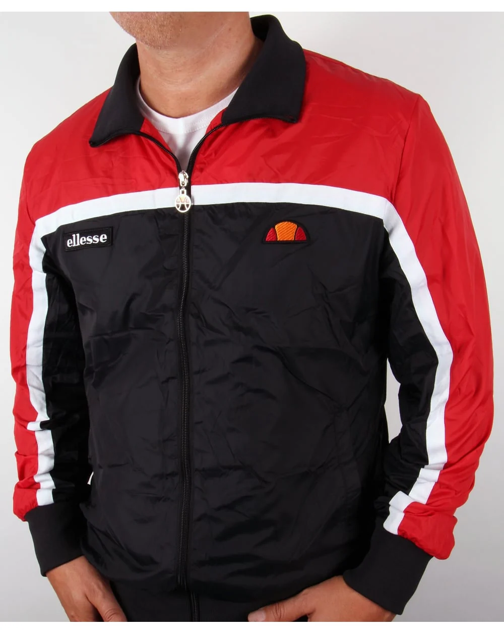 Ellesse Jetty Windbreaker Black/Red - Image 2