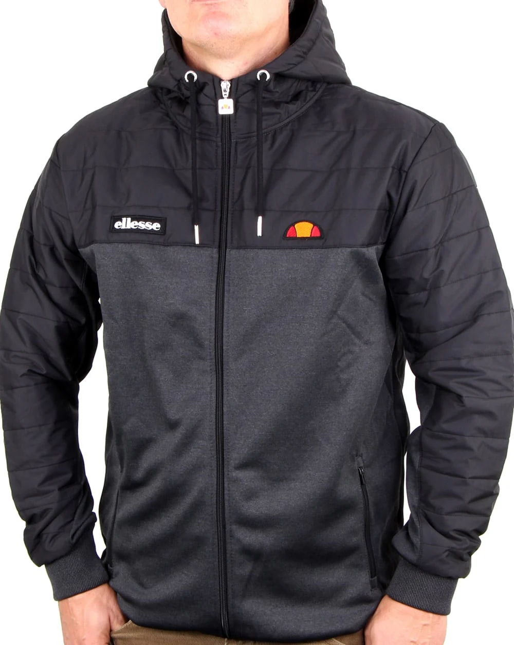 Ellesse Kalgaris Jacket Black/graphite Marl - Image 4