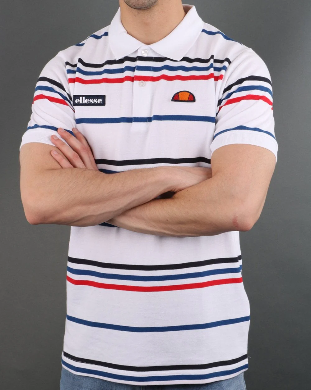 Ellesse Lewoodio Polo Shirt White - Image 4