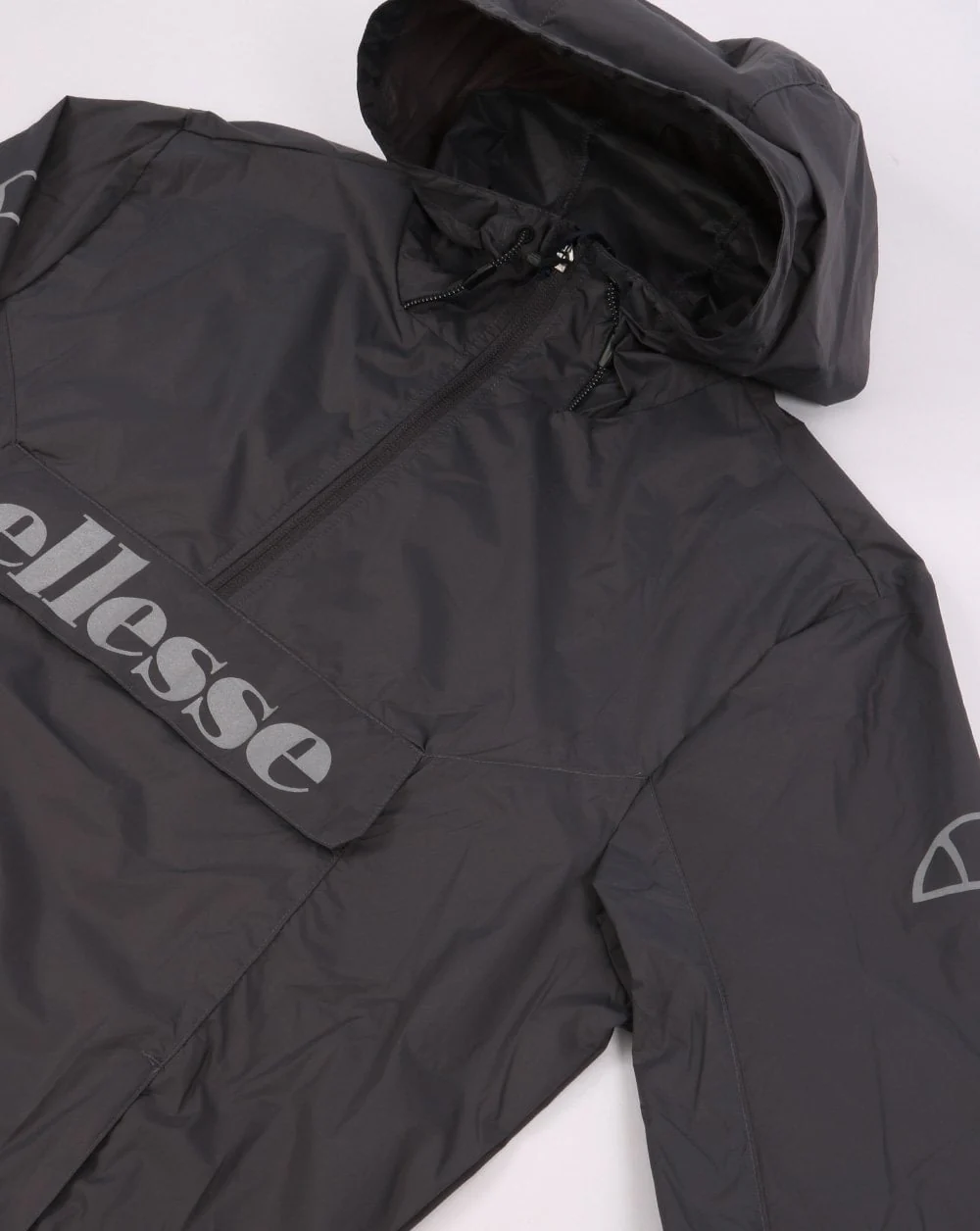Ellesse Lightweight Jacket Dark Grey - Image 3