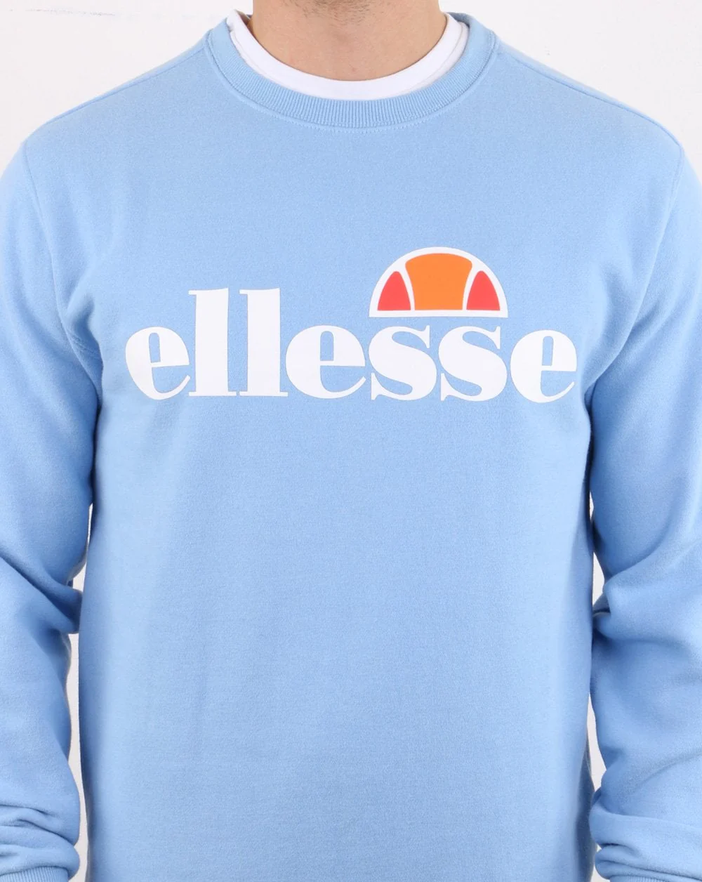 Ellesse Logo Sweatshirt Sky Blue - Image 3