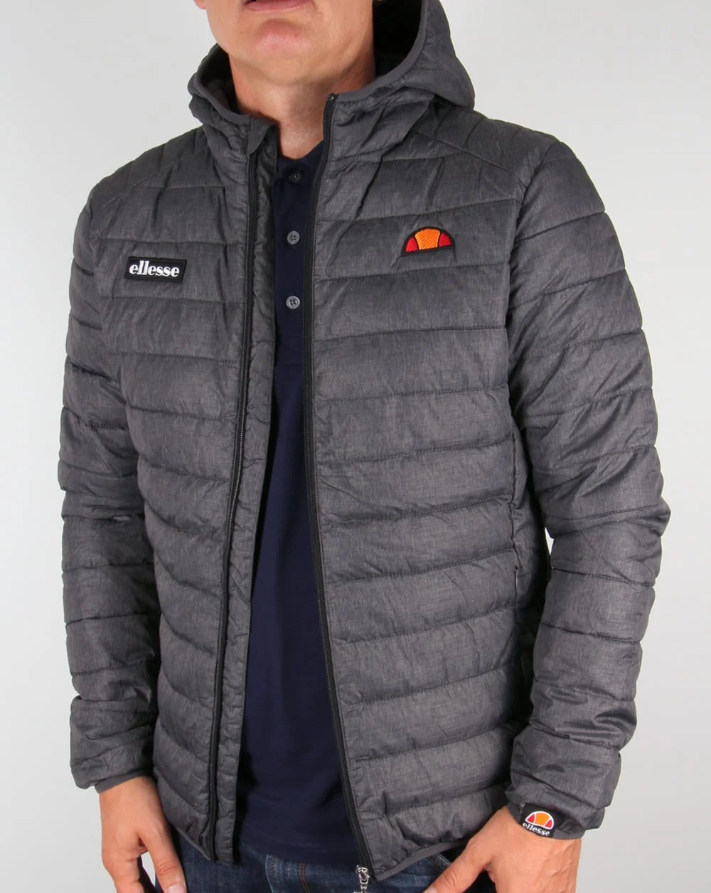 Ellesse Lombardy Bubble Jacket Graphite Grey - Image 2