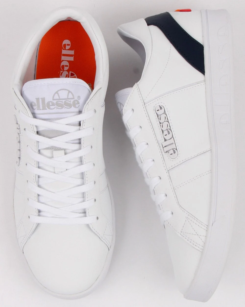 Ellesse LS-80 Leather Trainers White - Image 2
