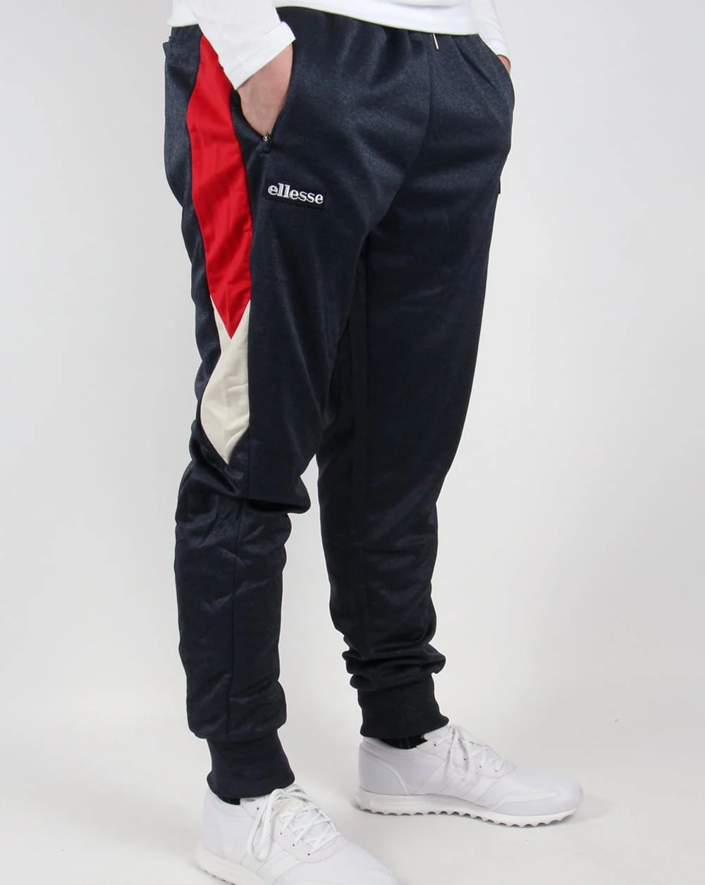 Ellesse Mangano Track Pants Navy Marl - Image 2