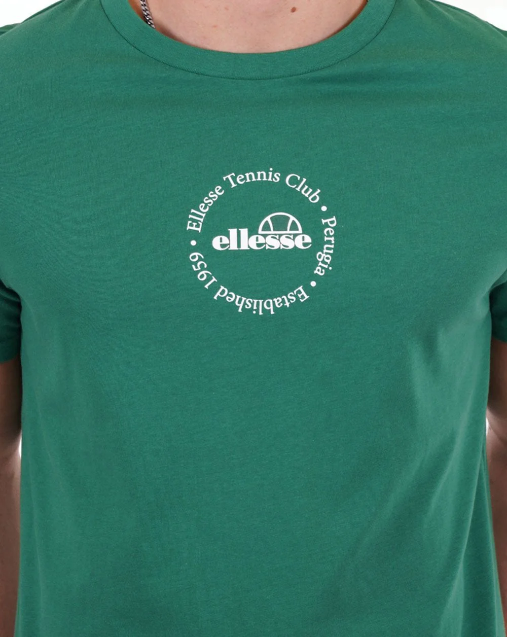Ellesse Melodi T Shirt Green - Image 3